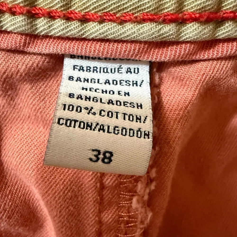 Izod Men's Coral Flat Front Shorts